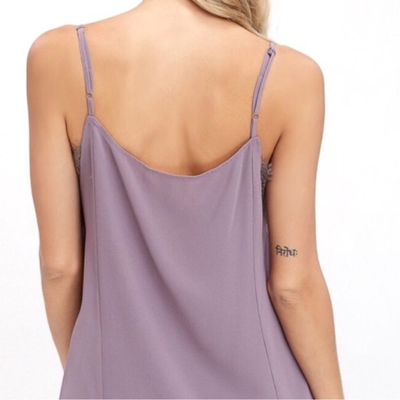 Listicle  Purple mauve lace Camisole - Picture 3 of 11